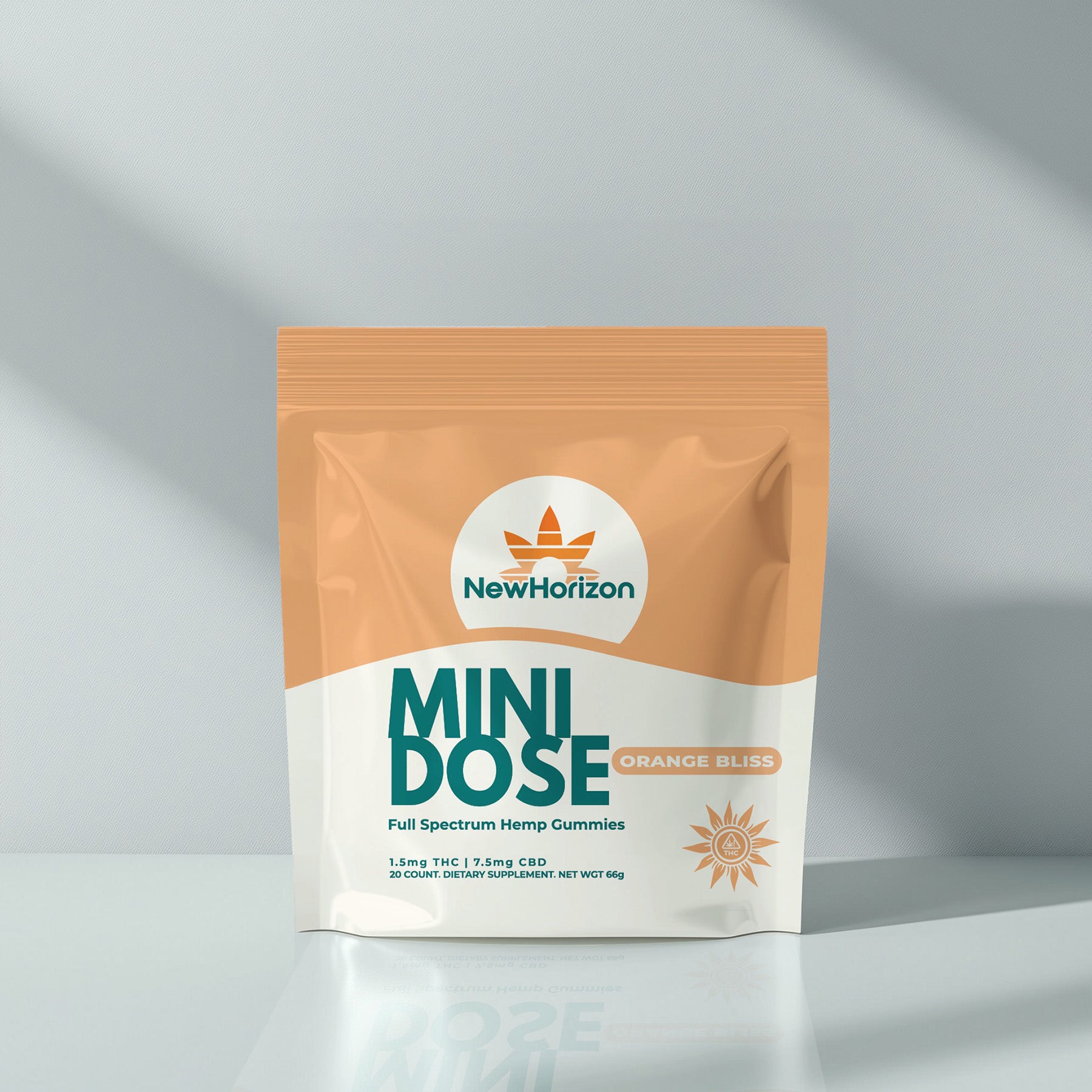 Delta-9 THC gummies with fruity flavor