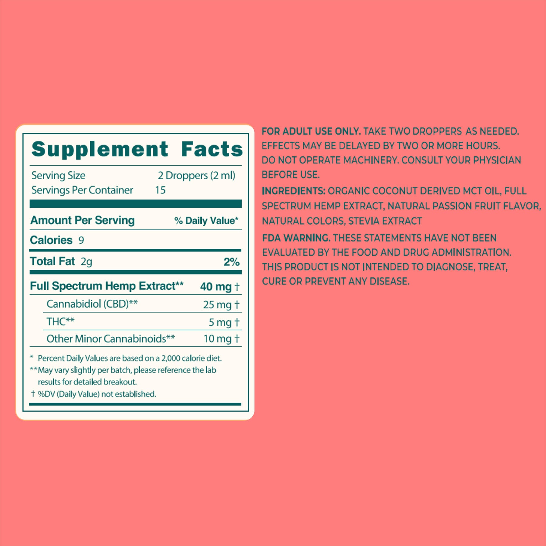 High Dose Drops
