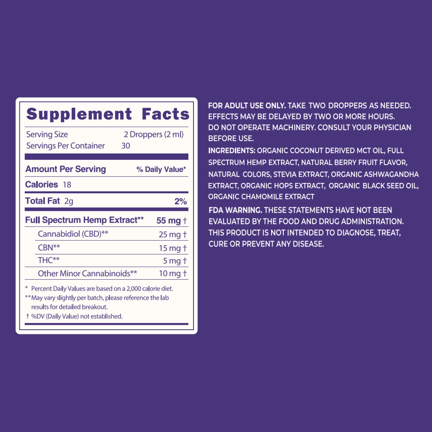 Sleep Dose Drops